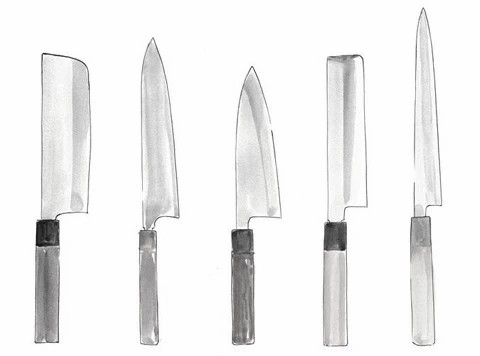 Japanese Kitchen Knife Types