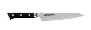 Zanmai Classic Black Damasus Utility Knife 15cm